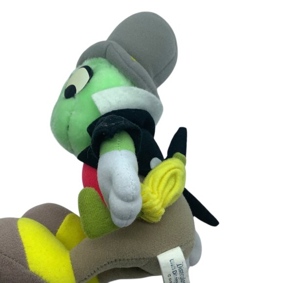 Vtg Disney Parks Jiminy Cricket Plush Toy 10" Soft Stuffed Character Pinocchio - Picture 7 of 8